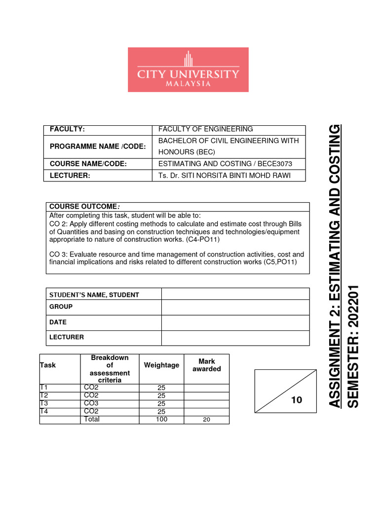 Estimating and Costing in Civil Engineering | PDF | Concrete | Engineering