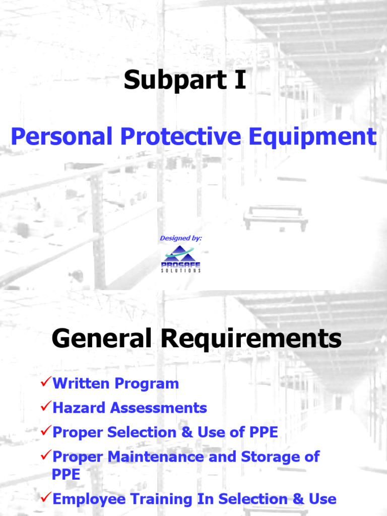 Tab 5 Ins 1 Ppe G Prosafe Download Free Pdf Personal