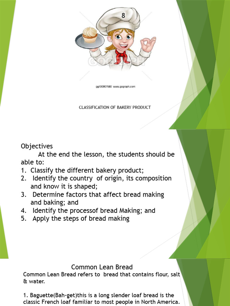 Classification of Bakery Products | PDF | Breads | European Cuisine