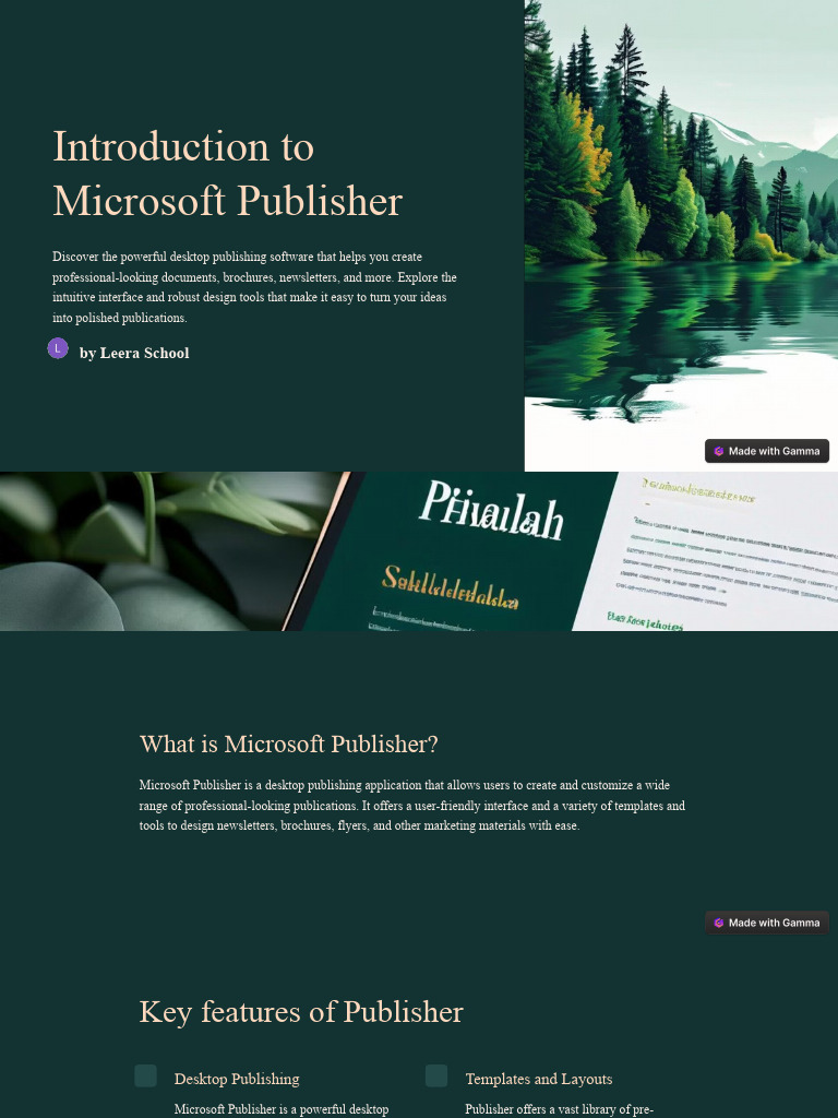 Ms Publisher | PDF | Page Layout | Publishing