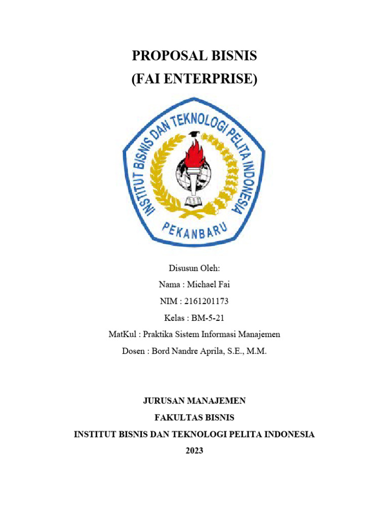 Proposal Bisnis | PDF