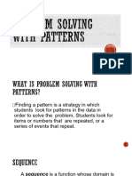 Share Share 4. Problem Solving With Patterns