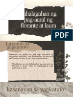 18.1 Kahalagahan NG Pag Aaral NG Florante at Laura