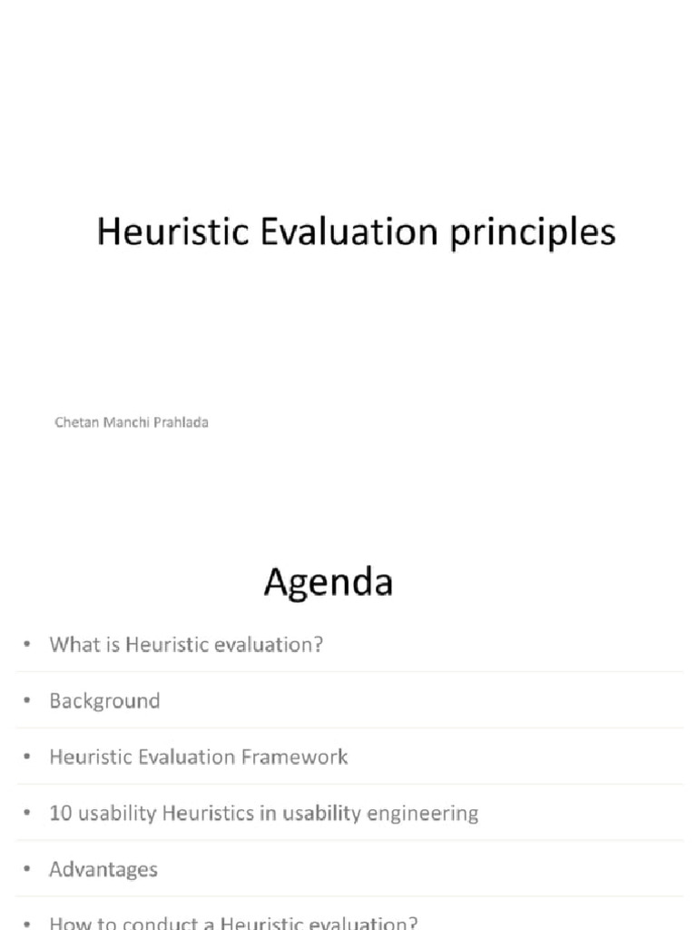 Heuristic Evaluation Principles 26122023 052129pm | PDF