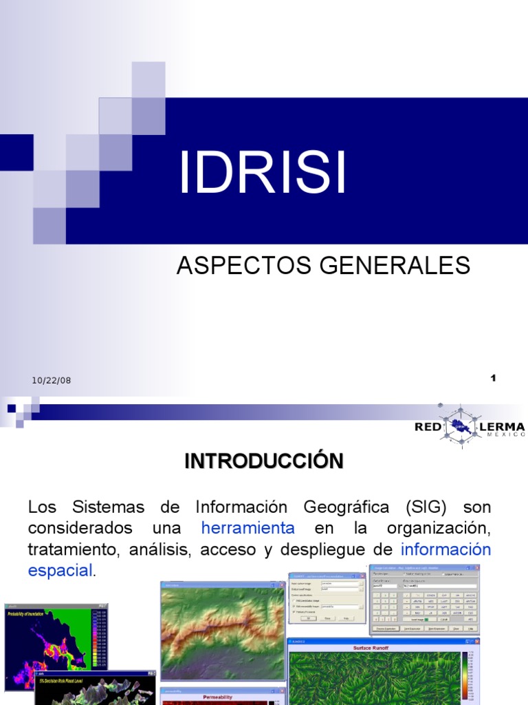 Introducción a IDRISI y SIG | PDF | Sistema de información geográfica ...