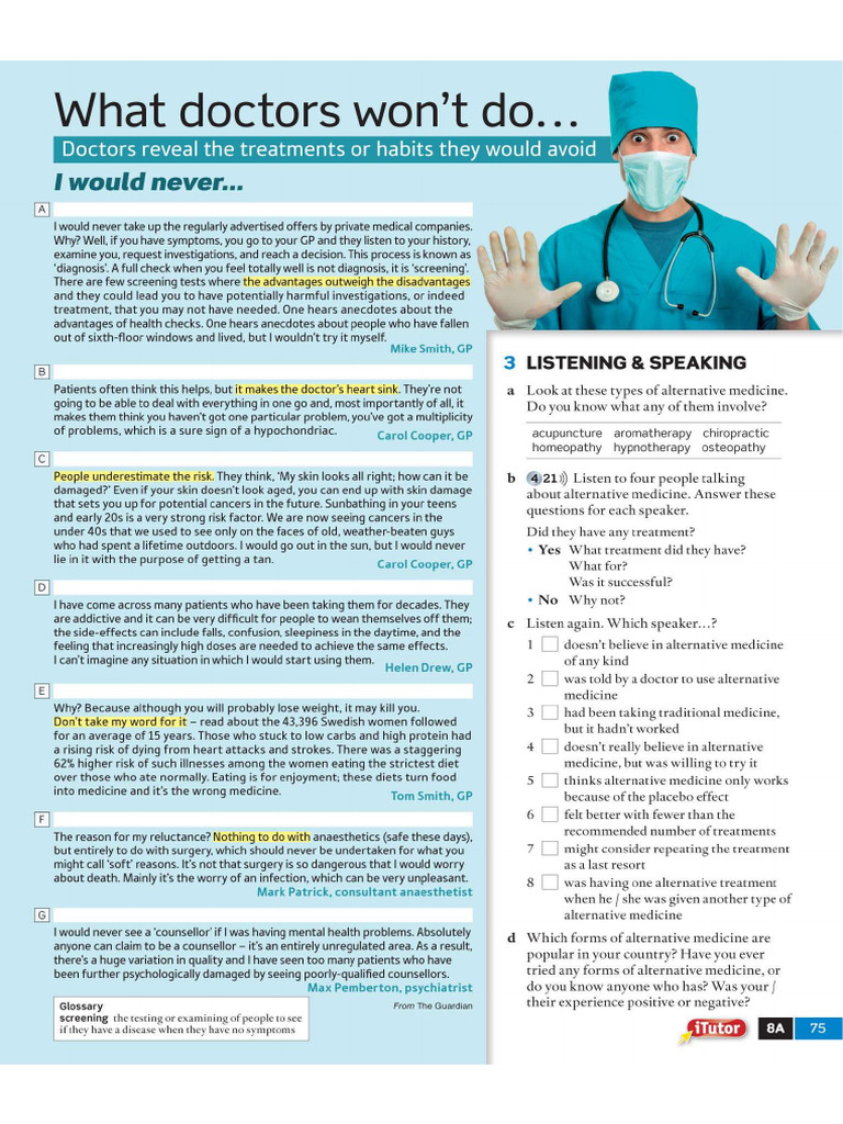 What Doctors Won't Do | PDF