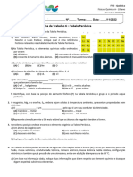 10ºano - FT6 - Tabela Periódica