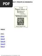 A TragÉdia de Hamlet, PrÍncipe Da Dinamarca