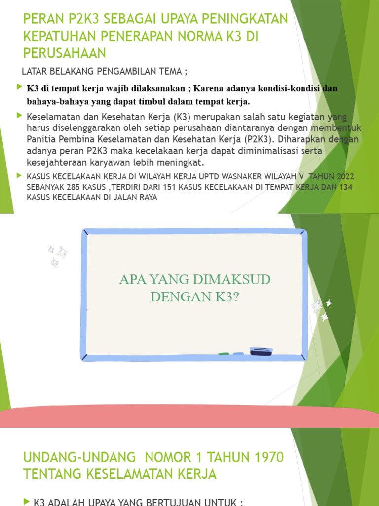 Dasar k3 Dan p2k3 | PDF