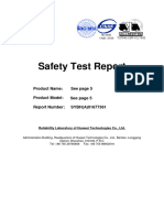 Ce Safety Test Report of Rh2288 v2, Rh2285 v2, Rh1288a v2 ,,rh2288a v2 Sybh (A) 01677361