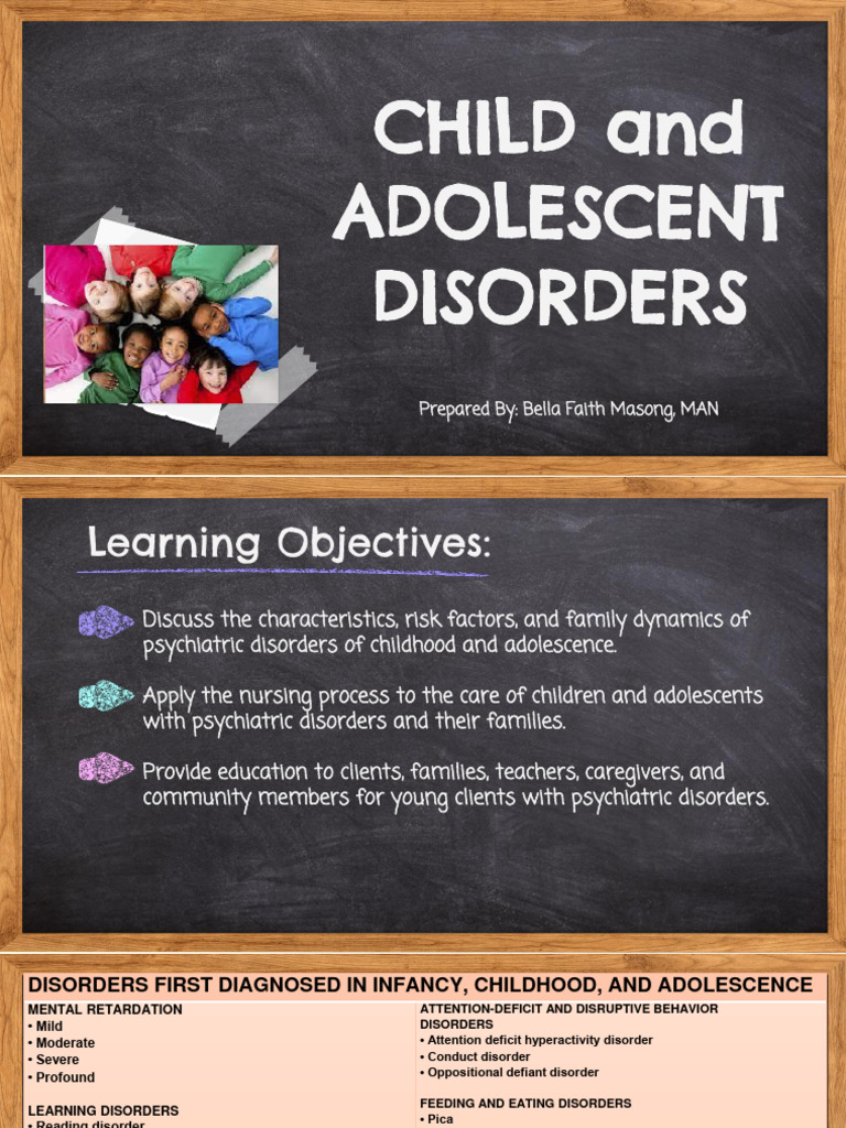 Childhood and Adolescent Disorders Overview | PDF | Mental Disorder ...