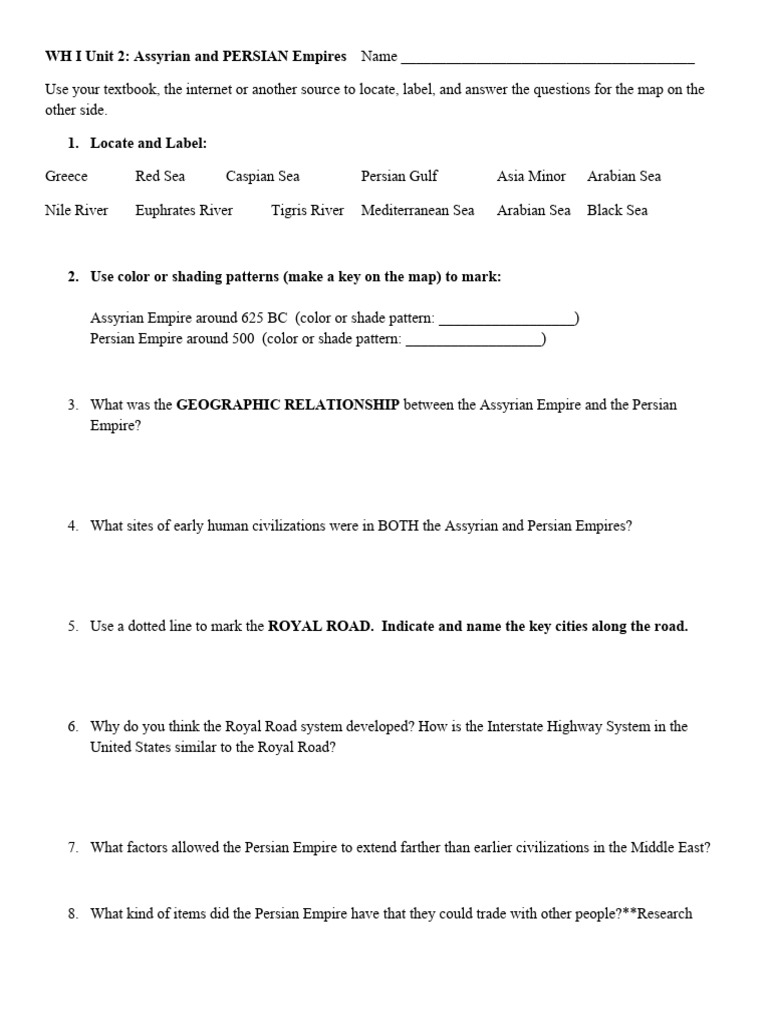 Persian Empire Map Pdf