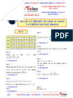 (Htt) -40 Câu Lý Thuyết Đề Số 08 Giải