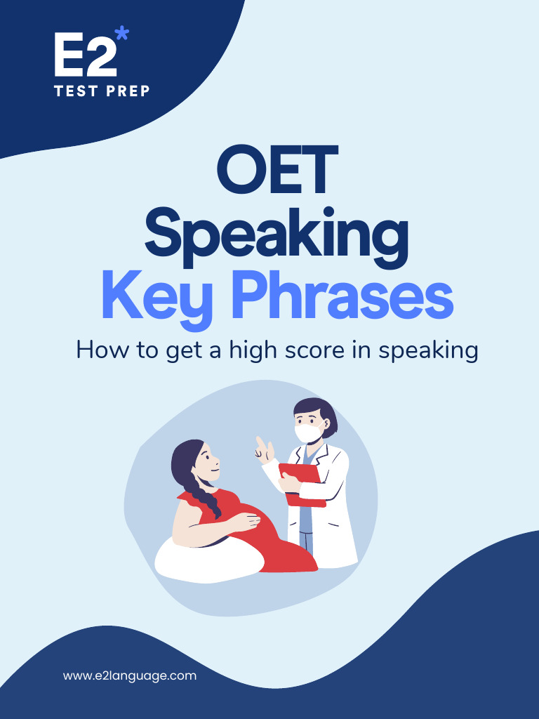 E2 oet speaking key phrases download pdf