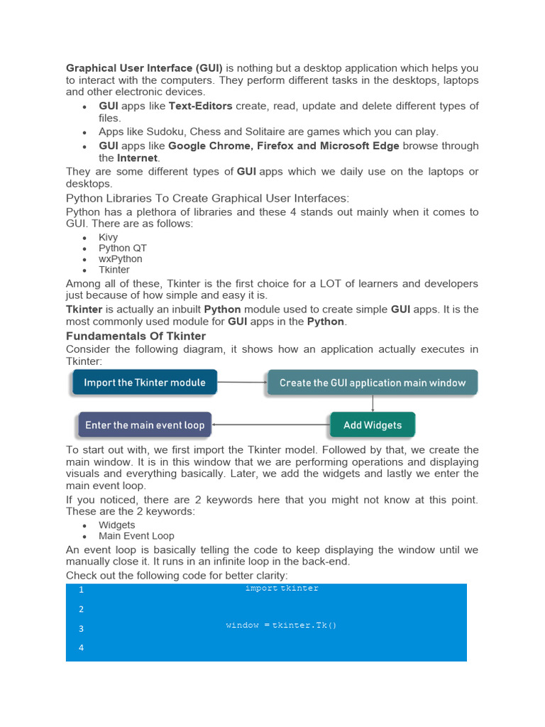 Tkinter | PDF | No Sql | Databases image.