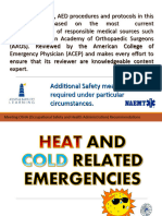 Heat and Cold Related Emergencies