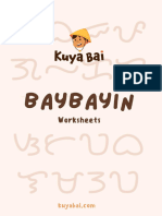 Kuya Bai Worksheets 2023ed