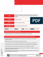 Aprendizaje y Enseñanza de La Física y Química - PLAN DOCENTE