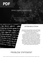 Spam email classifier ppt