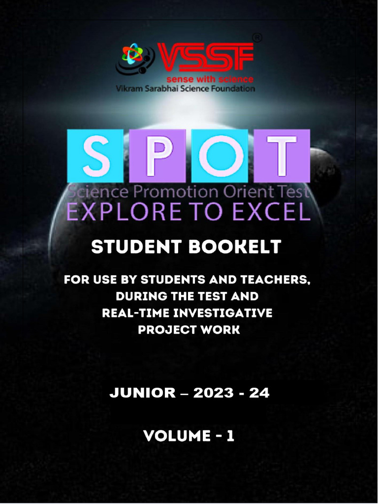 Science Booklet for SPOT Assessment | PDF | Science | Johannes Kepler