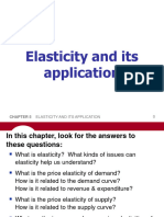 Elasticity and Its Application