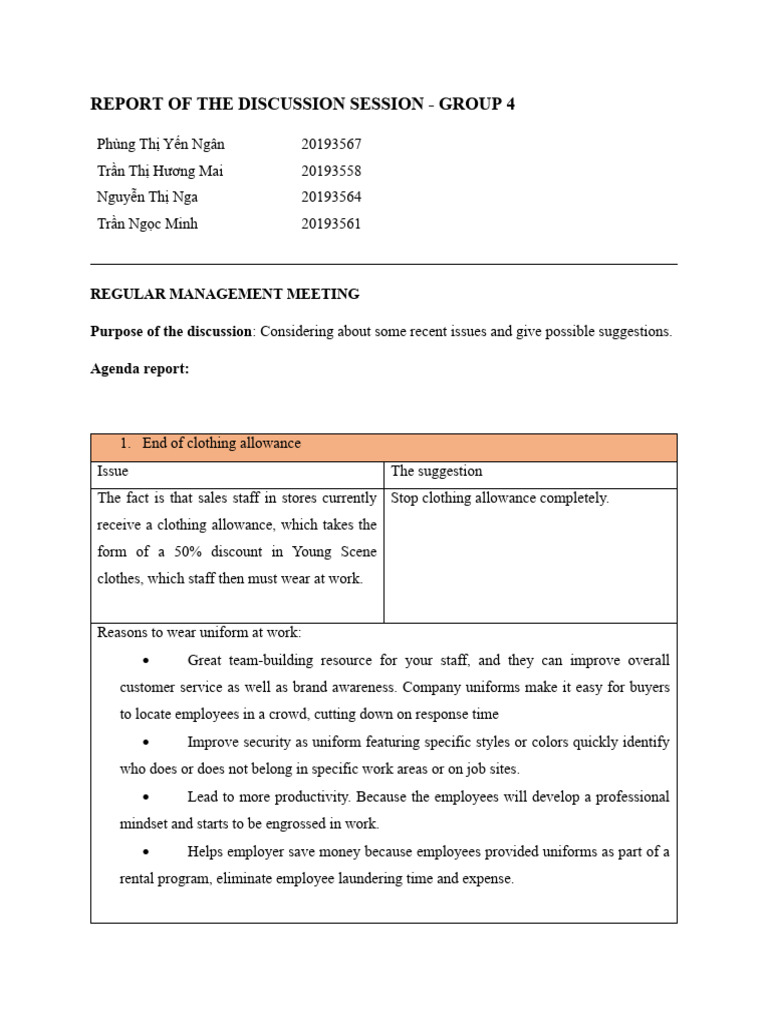 Report of The Discussion Session - Group 4 | PDF | Closed Circuit ...