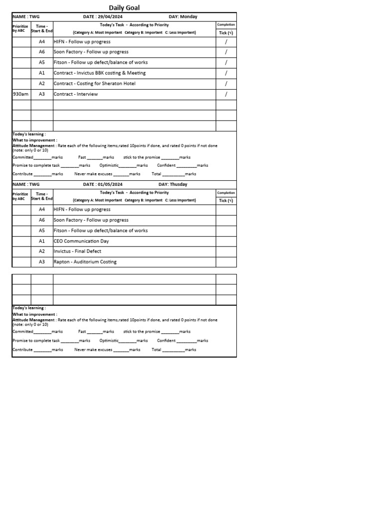20240503 daily goal pdf