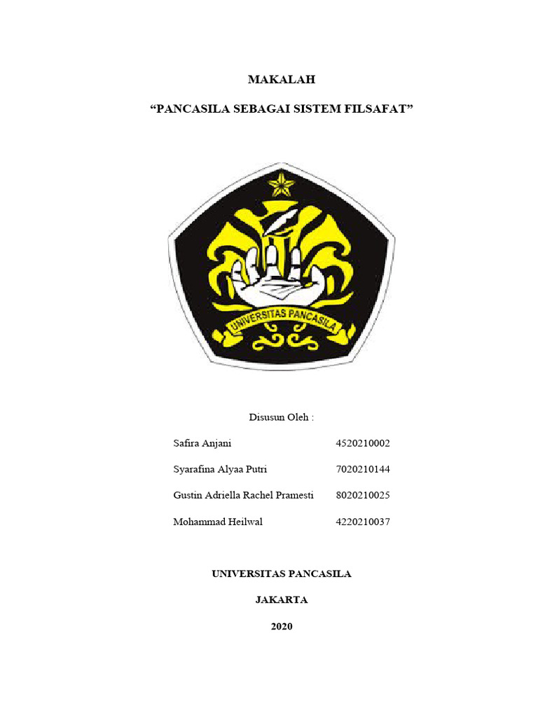 Pancasila dalam Filsafat dan Negara | PDF | Ilmu Sosial | Sains ...