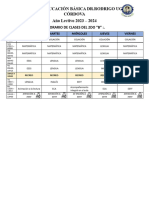 Horario de Clases 2023