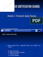MOD 2 - PERSONAL & SAFETY PRACTICES