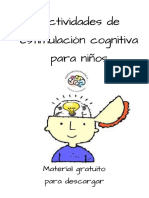 Copia de Actividades de Estimulación Cognitiva para Niños