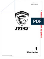 MSI 10 - MS - 1785 - v1.0 - G - Spanish (G52-17851X4) Manual Usuario PDF