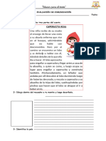 EVALUACIÓN DE COMUNICACIÓN 30 Abril