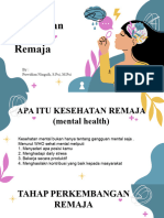 KESEHATAN MENTAL REMAJA