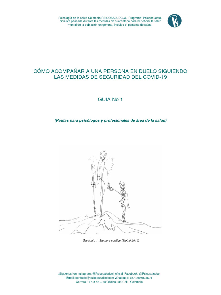 Acompañar el duelo en tiempos de COVID-19 | PDF | Las emociones | Dolor