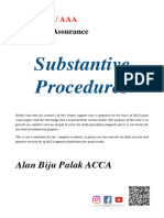 ACCA AA_AAA substantive procedures by Alan Biju Palak ACCA (1)