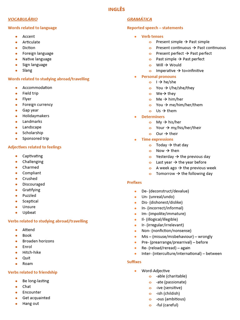 Ing 5 | PDF | Verb | Language Mechanics