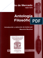 de Mercado, Tomás - Antología Filosófica-Serie de Filosofía Española Cuadernos de Anuario Filosófico (1999)