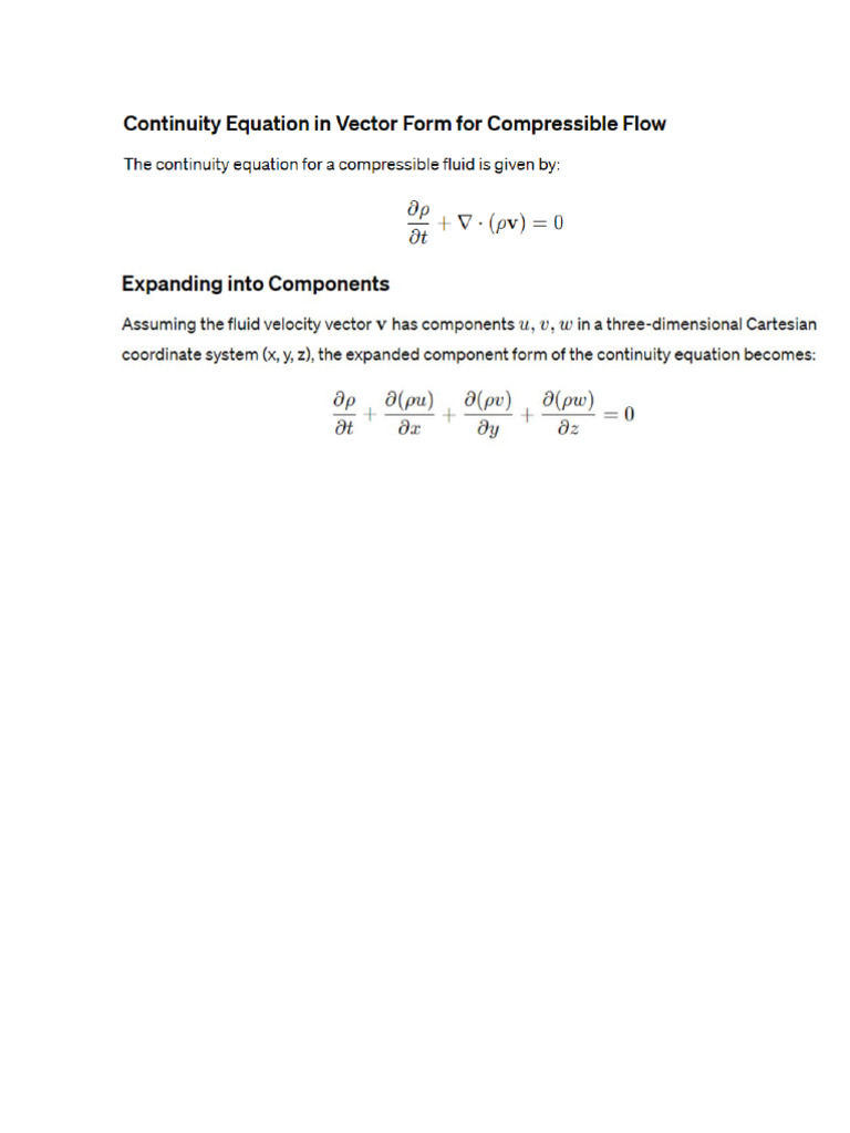 Continuity Eq | PDF