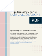 EPI Part 2 - Rate Calculations