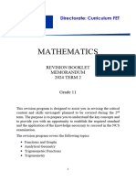 Mathematics Grade 11 Revision Memo Term 2_2024