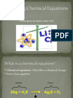 Balancing Chemical Equations