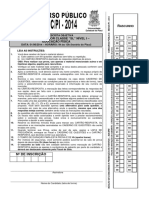 Prova Educacao Fisica Seduc2014