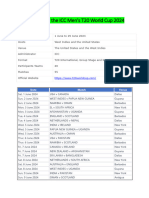 T20 World Cup 2024 Schedule