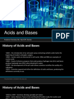 Lecture 4 Acids and Bases L Analytical Chemistry