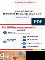 Chapter 2. Mo Hinh IDIC Trong CRM