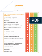 IB ESS Checklist Traffic Light of Topics