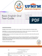 Basic English Oral Test-Guide Sts