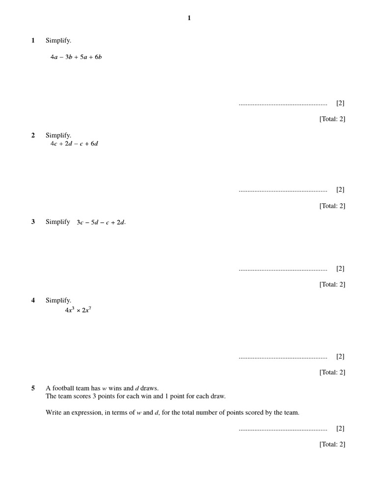 Maths Magazine: Simplification Exercises | PDF | Refrigerator | Mathematics