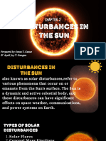 Disturbances of The Sun